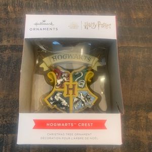 Hallmark Wizarding World Harry Potter Hogwarts Crest Houses Holiday Ornament New